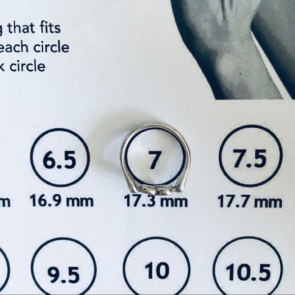 SOLD✔️3/4: Tiffany&Co Elsa Peretti Open Heart Ring - Picture 11 of 14